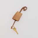 CELINE Macadam Canvas Boston Bag PVC Leather Brown Gold Auth 177117-23