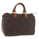 LOUIS VUITTON Monogram Speedy 30 Hand Bag M41526 LV Auth 177123-1