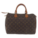 LOUIS VUITTON Monogram Speedy 30 Hand Bag M41526 LV Auth 177123-2