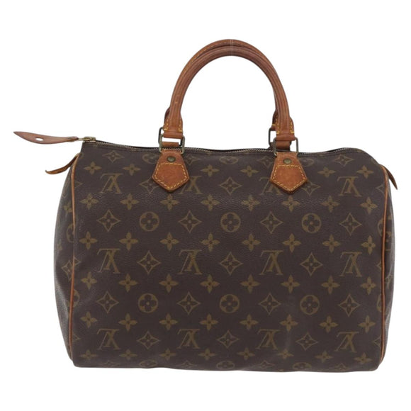 LOUIS VUITTON Monogram Speedy 30 Hand Bag M41526 LV Auth 177123
