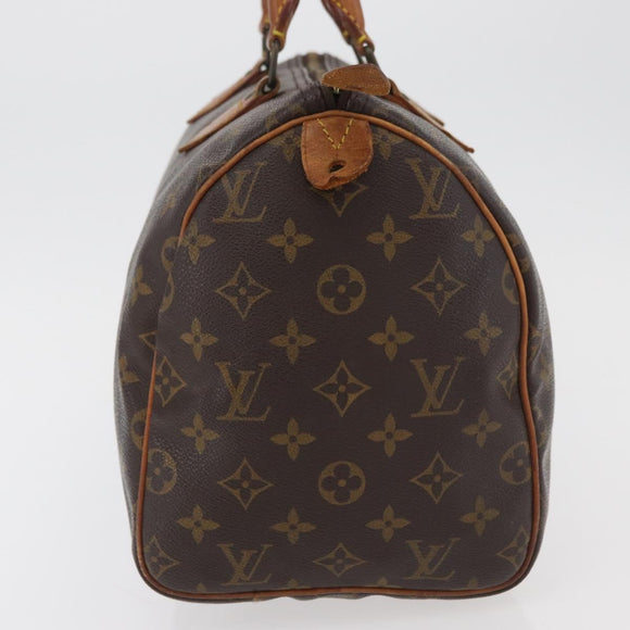 LOUIS VUITTON Monogram Speedy 30 Hand Bag M41526 LV Auth 177123