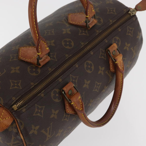 LOUIS VUITTON Monogram Speedy 30 Hand Bag M41526 LV Auth 177123