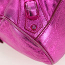 BALENCIAGA Mini Twiggy Hand Bag Leather 2way Pink 138223 Auth 177133V-15
