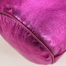 BALENCIAGA Mini Twiggy Hand Bag Leather 2way Pink 138223 Auth 177133V-17