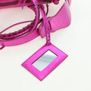 BALENCIAGA Mini Twiggy Hand Bag Leather 2way Pink 138223 Auth 177133V-19