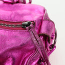 BALENCIAGA Mini Twiggy Hand Bag Leather 2way Pink 138223 Auth 177133V-21
