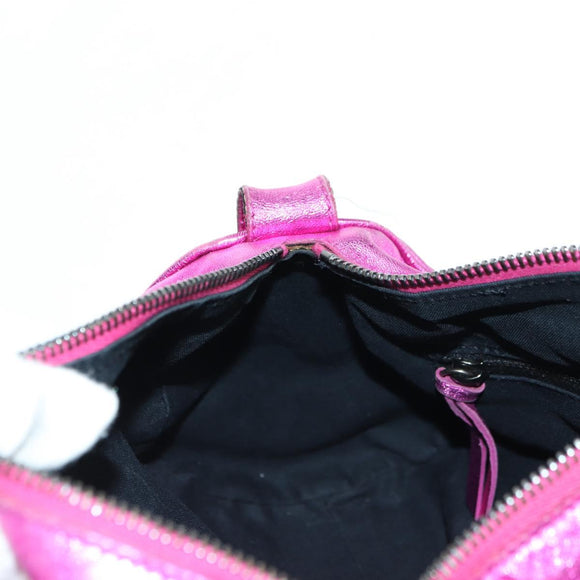 BALENCIAGA Mini Twiggy Hand Bag Leather 2way Pink 138223 Auth 177133V