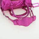 BALENCIAGA Mini Twiggy Hand Bag Leather 2way Pink 138223 Auth 177133V-9
