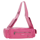 BALENCIAGA Super Busy Shoulder Bag Leather Pink Silver 762516 Auth 177134SM-1