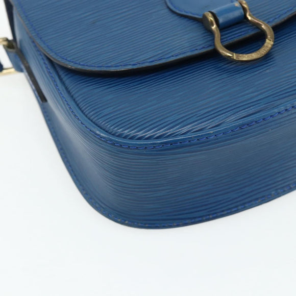 LOUIS VUITTON Epi Saint Cloud PM Shoulder Bag Blue M52195 LV Auth 177143A
