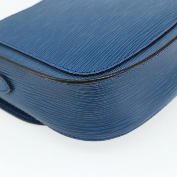 LOUIS VUITTON Epi Saint Cloud PM Shoulder Bag Blue M52195 LV Auth 177143A
