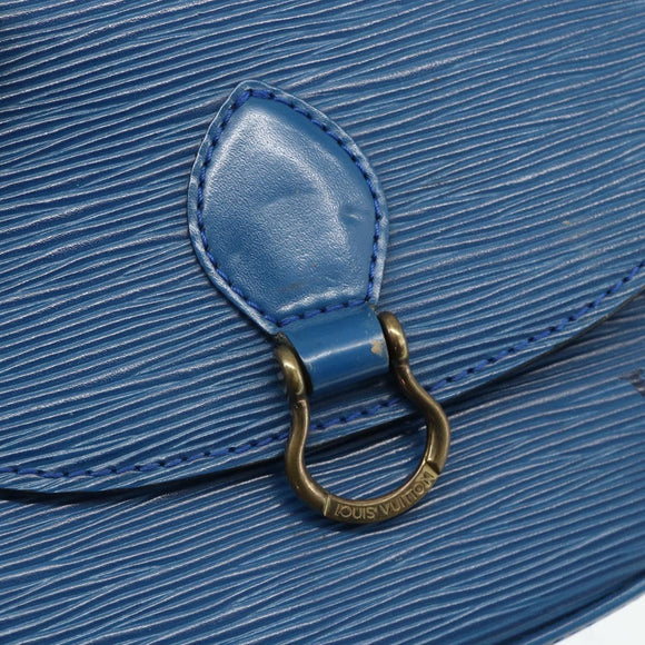 LOUIS VUITTON Epi Saint Cloud PM Shoulder Bag Blue M52195 LV Auth 177143A