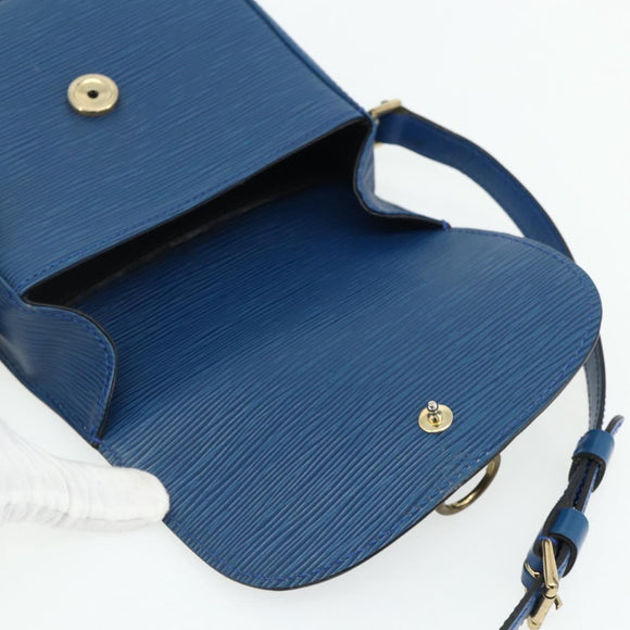 LOUIS VUITTON Epi Saint Cloud PM Shoulder Bag Blue M52195 LV Auth 177143A