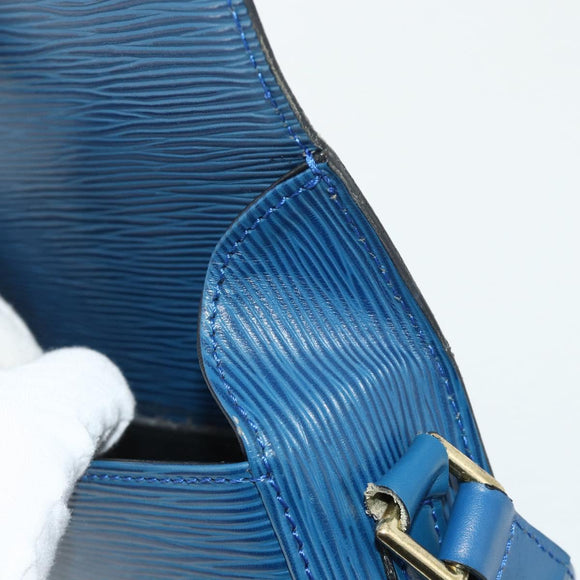 LOUIS VUITTON Epi Saint Cloud PM Shoulder Bag Blue M52195 LV Auth 177143A