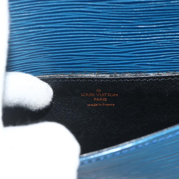 LOUIS VUITTON Epi Saint Cloud PM Shoulder Bag Blue M52195 LV Auth 177143A