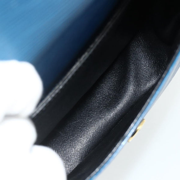 LOUIS VUITTON Epi Saint Cloud PM Shoulder Bag Blue M52195 LV Auth 177143A