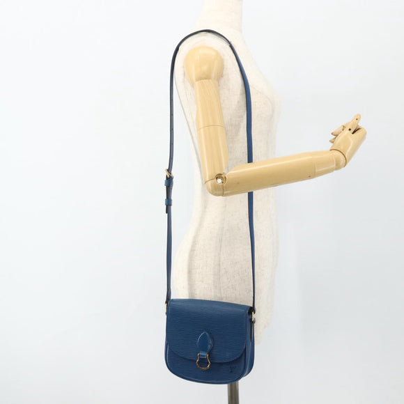 LOUIS VUITTON Epi Saint Cloud PM Shoulder Bag Blue M52195 LV Auth 177143A