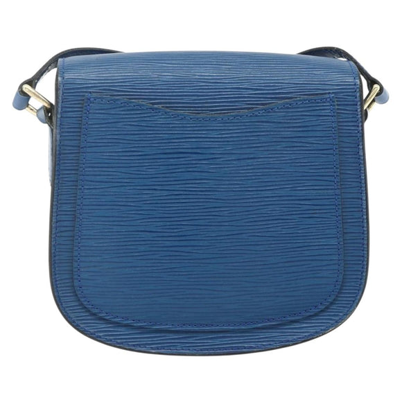 LOUIS VUITTON Epi Saint Cloud PM Shoulder Bag Blue M52195 LV Auth 177143A