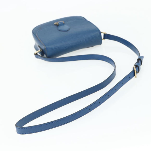 LOUIS VUITTON Epi Saint Cloud PM Shoulder Bag Blue M52195 LV Auth 177143A