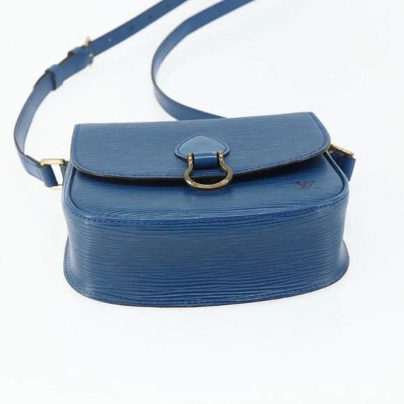 LOUIS VUITTON Epi Saint Cloud PM Shoulder Bag Blue M52195 LV Auth 177143A