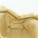 BOTTEGA VENETA Shoulder Bag Fur Yellow Gold Auth 177150M-18