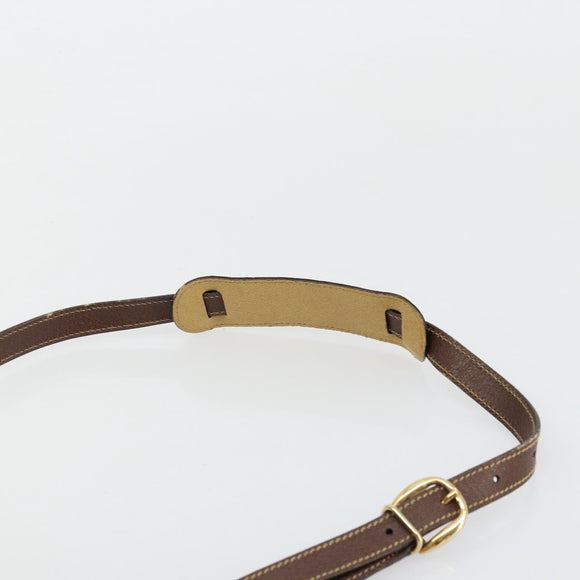 GUCCI Bamboo Hand Bag Leather 2way Brown Gold 013 2122 2491 Auth 177151
