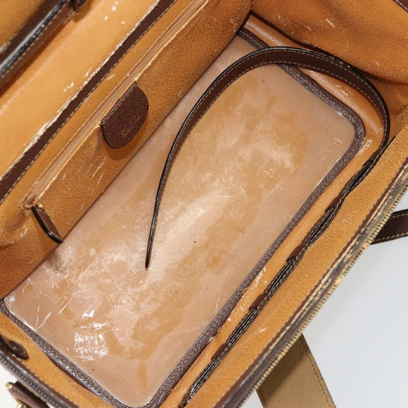 GUCCI Bamboo Hand Bag Leather 2way Brown Gold 013 2122 2491 Auth 177151