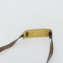 GUCCI Hand Bag Leather 2way Brown Gold 015 904 3681 Auth 177152-9