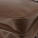 GUCCI Hand Bag Leather 2way Brown Gold 015 904 3681 Auth 177152-16