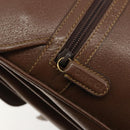 GUCCI Hand Bag Leather 2way Brown Gold 015 904 3681 Auth 177152-18