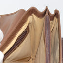 GUCCI Hand Bag Leather 2way Brown Gold 015 904 3681 Auth 177152-22