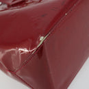 LOUIS VUITTON Monogram Vernis Wilshire PM Bag Pomme D'amour M93642 Auth 177153-11