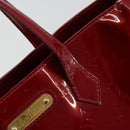 LOUIS VUITTON Monogram Vernis Wilshire PM Bag Pomme D'amour M93642 Auth 177153-16