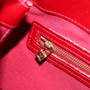 LOUIS VUITTON Monogram Vernis Wilshire PM Bag Pomme D'amour M93642 Auth 177153-22