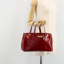 LOUIS VUITTON Monogram Vernis Wilshire PM Bag Pomme D'amour M93642 Auth 177153-25
