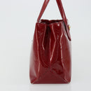 LOUIS VUITTON Monogram Vernis Wilshire PM Bag Pomme D'amour M93642 Auth 177153-4