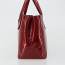 LOUIS VUITTON Monogram Vernis Wilshire PM Bag Pomme D'amour M93642 Auth 177153-5