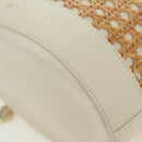 BVLGARI Serpenti Forever Shoulder Bag Raffia Beige Auth 177156SAM-16