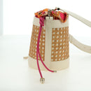 BVLGARI Serpenti Forever Shoulder Bag Raffia Beige Auth 177156SAM-4