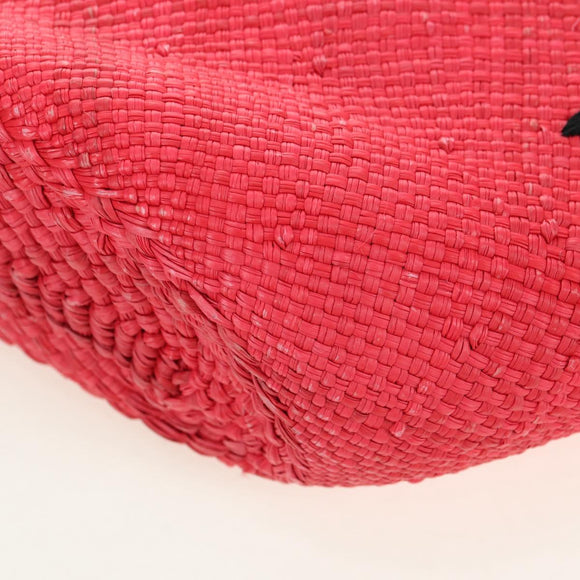 LOEWE Watermelon Tote Bag Raffia 2way Red Auth 177162SAV