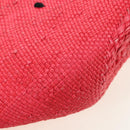 LOEWE Watermelon Tote Bag Raffia 2way Red Auth 177162SAV-17