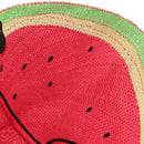 LOEWE Watermelon Tote Bag Raffia 2way Red Auth 177162SAV-22