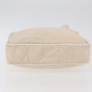 CELINE Tote Bag Nylon Ivoor Goud Auth 177163-6