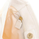 CELINE Tote Bag Nylon Ivoor Goud Auth 177163-20