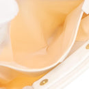 CELINE Tote Bag Nylon Ivory Gold Auth 177163-21