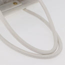CELINE Tote Bag Nylon Ivoor Goud Auth 177163-8