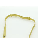 PRADA Hand Bag Leather 2way Yellow Silver Auth 177165SAM-14