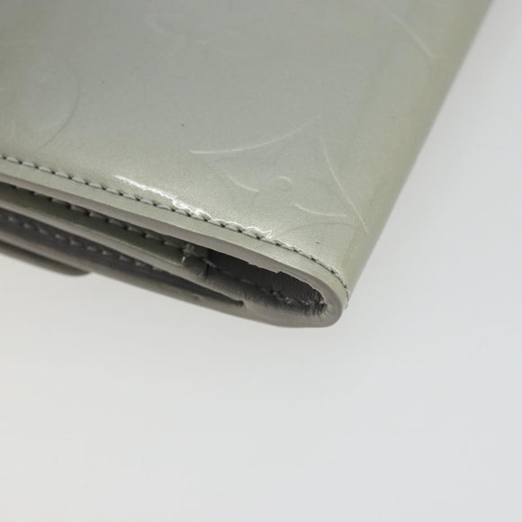 LOUIS VUITTON Monogram Vernis Ludlow Coin Purse Gris M91161 LV Auth 177170A