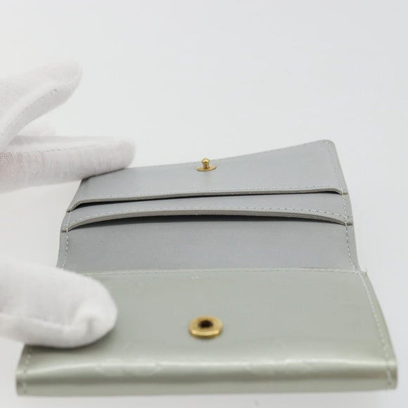 LOUIS VUITTON Monogram Vernis Ludlow Coin Purse Gris M91161 LV Auth 177170A
