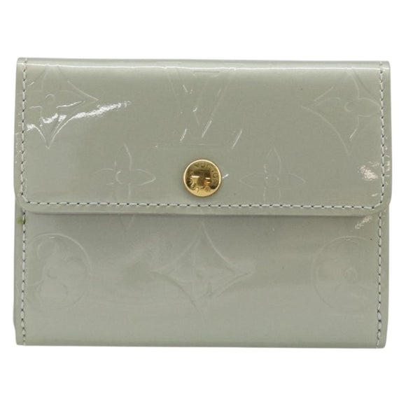 LOUIS VUITTON Monogram Vernis Ludlow Coin Purse Gris M91161 LV Auth 177170A